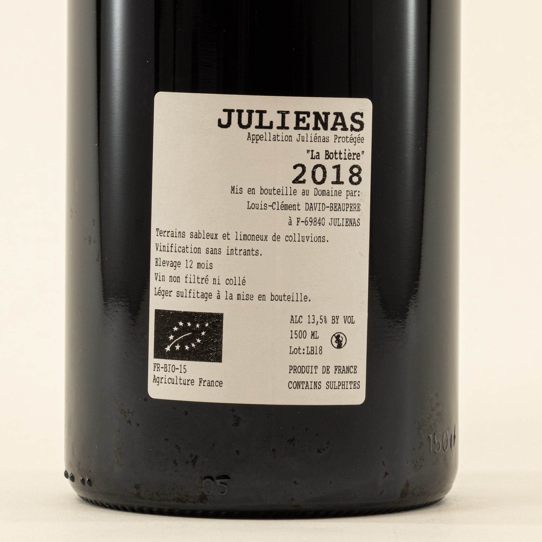 Juliénas "La Bottiere" 2018 Magnum
