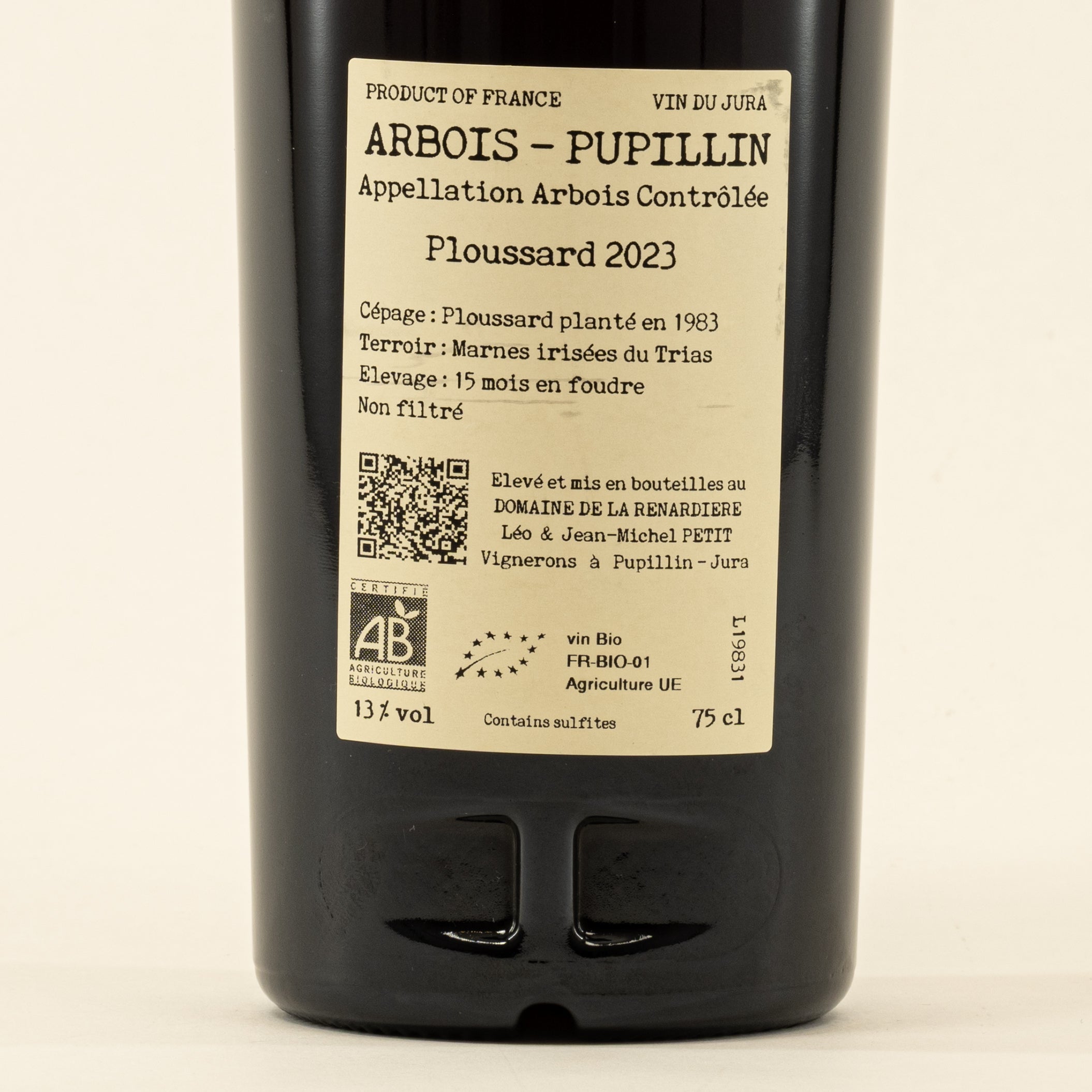Vin Jaune 2016 - Domaine de la Renardière | Buy Natural Wines