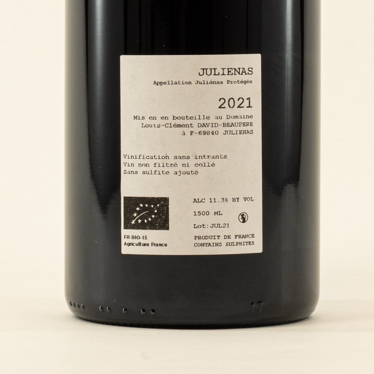Julienas "Les Trois Verres" 2021 Magnum