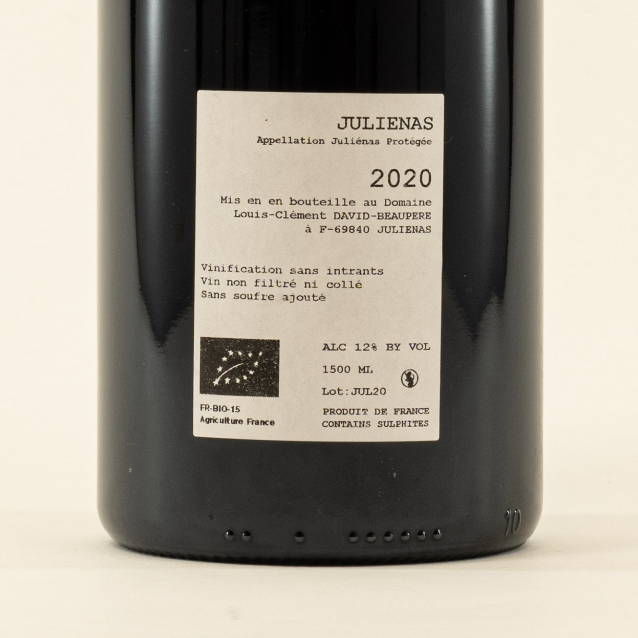 Julienas "Les Trois Verres” 2020 Magnum