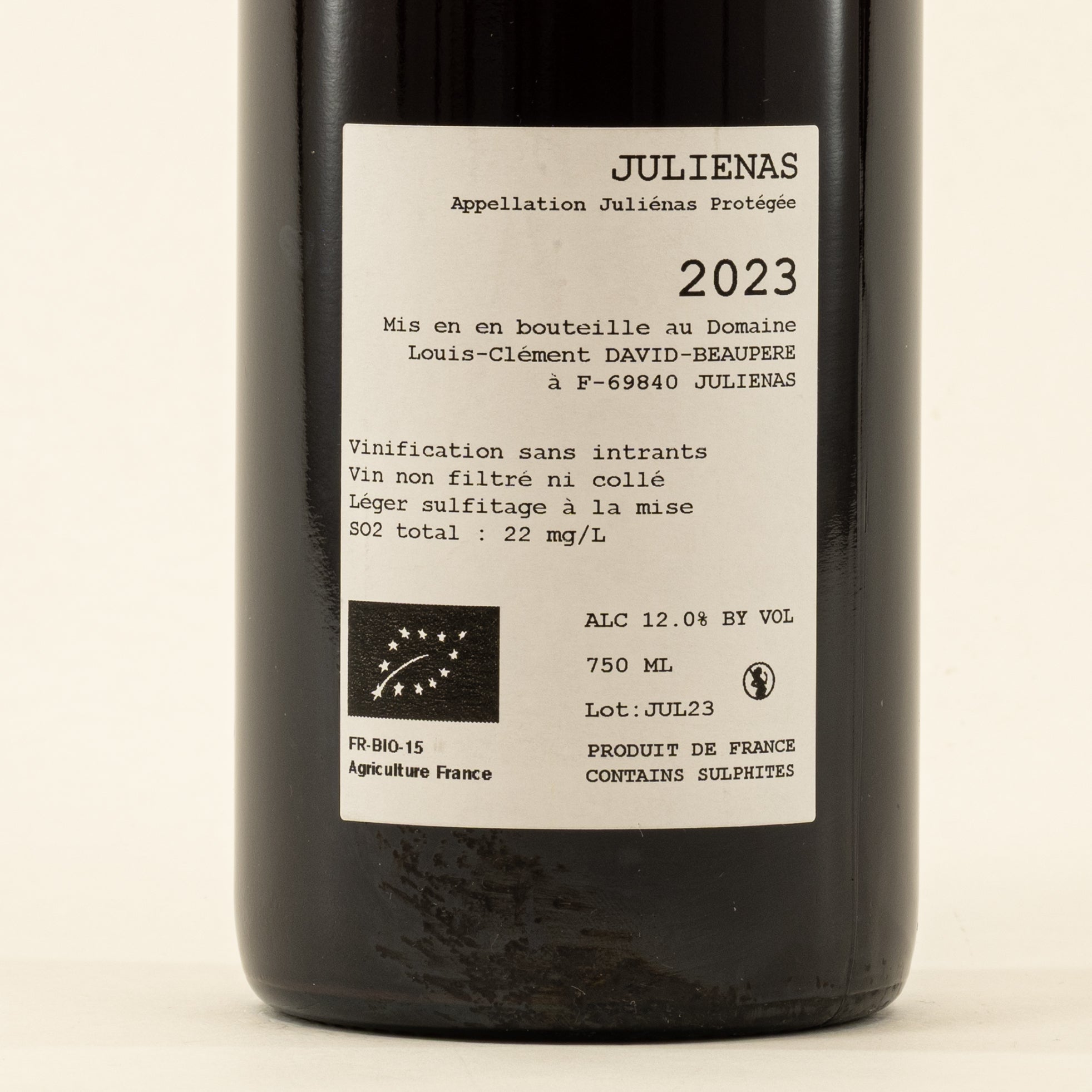 Julienas "Les Trois Verres" 2023