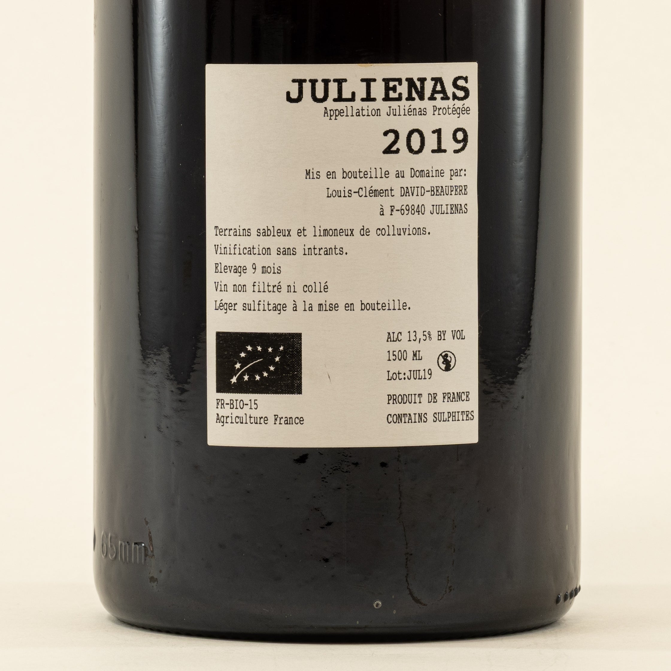 Julienas "Les Trois Verres" 2019 Magnum