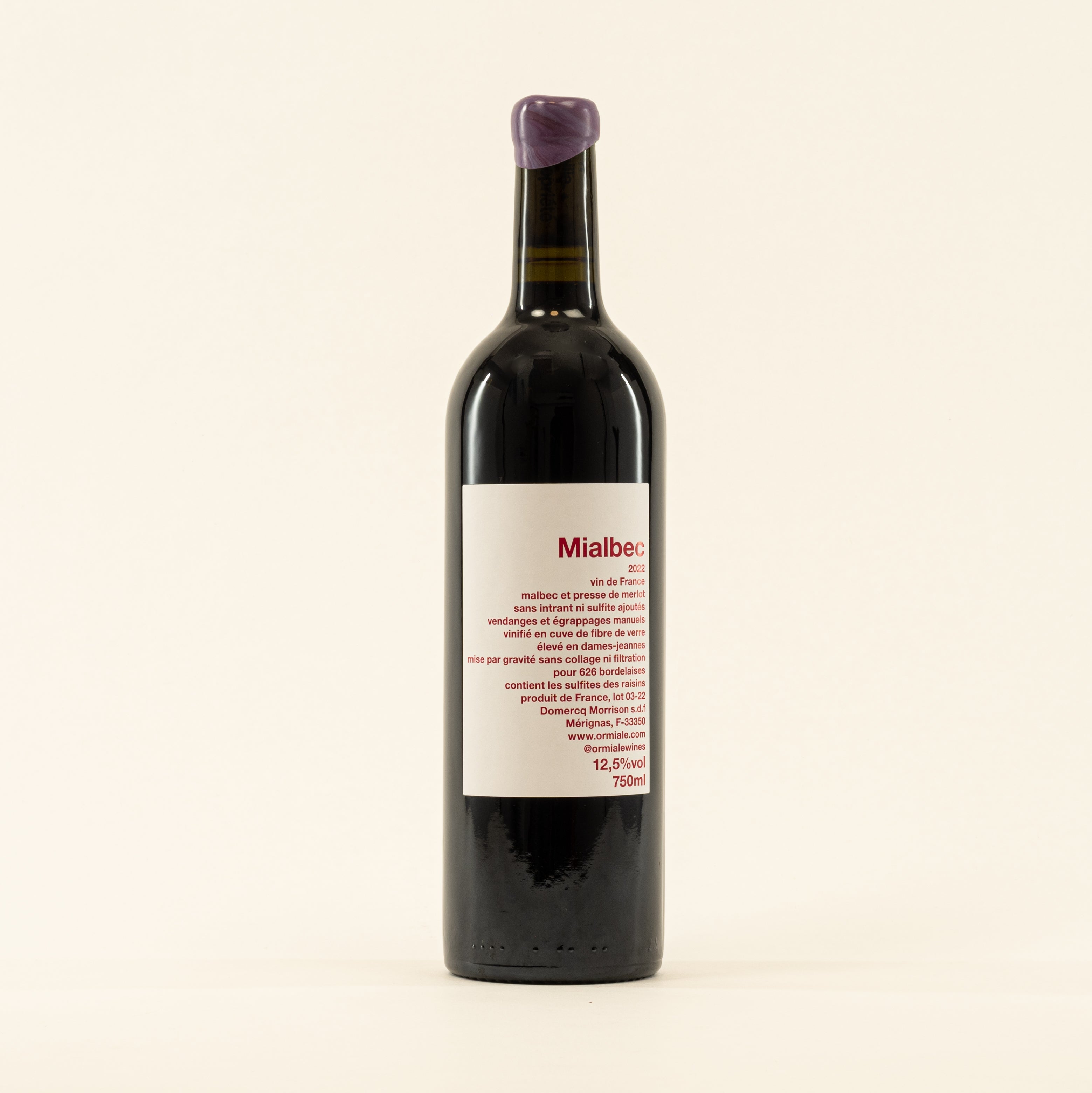 James 2021 - Ormiale | Buy Natural Wines Online at Racine Wines Co.